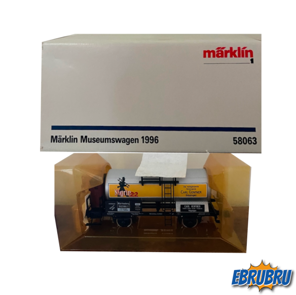 Wagon-Citerne Wagon De Marchandises Nigrin Märklin 58063 Échelle 1 