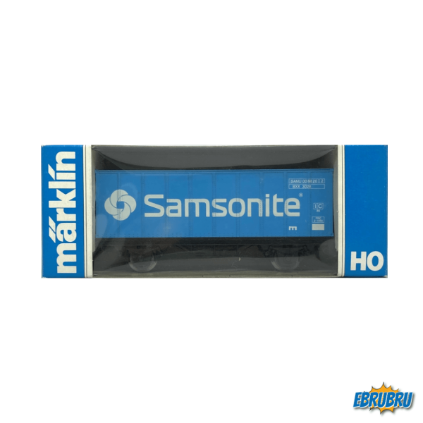 Wagon porte-conteneurs Samsonite MARKLIN 4481