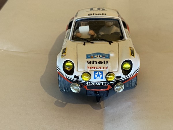 Simca CG MC Critérium des Cevennes 1970 slot résine