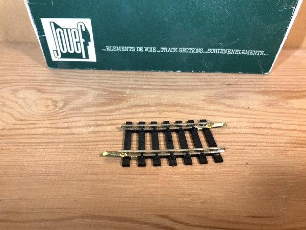 1/4 Rail courbe JOUEF Maillechort 4874