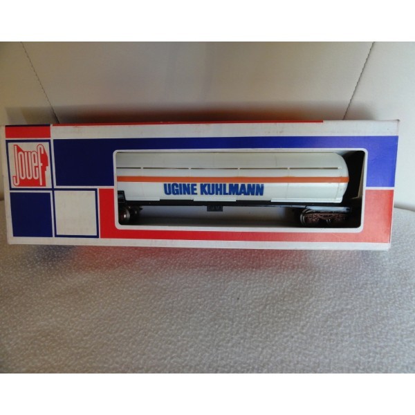 WAGON citerne pare-soleil SNCF blanc USINE KUHLMAN Jouef réf. 6513