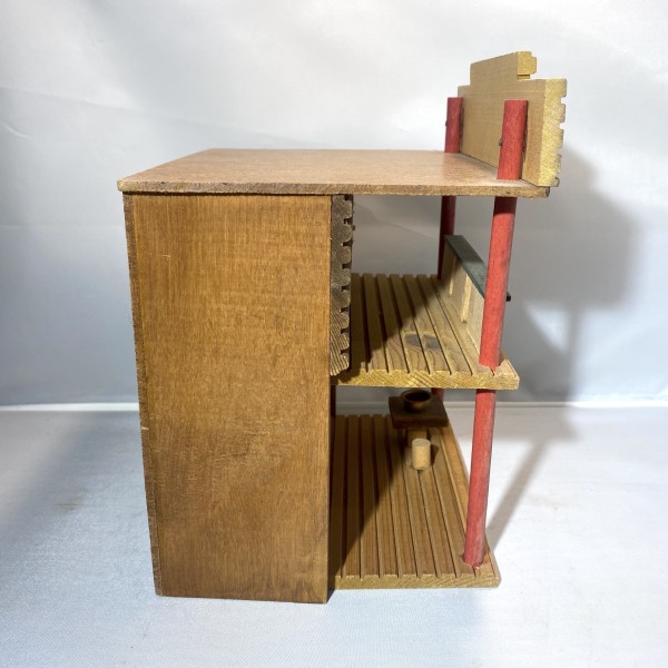 Hôtel Bar Farwest en bois pour figurines