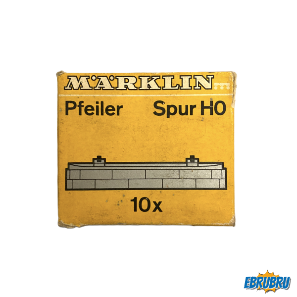 10 plaques de piliers de pont MARKLIN 7252