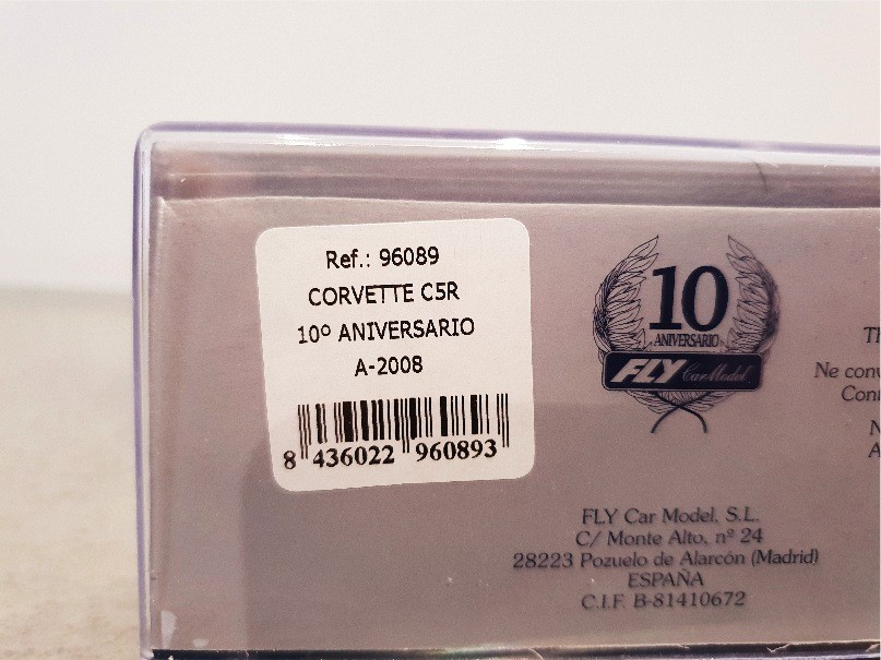 FLY 96089 CORVETTE C5R 10E ANIVERSARIO A-2008 EDITION LIMITÉE