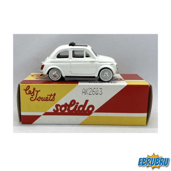 Fiat 500 1957 - blanche - SOLIDO Hachette