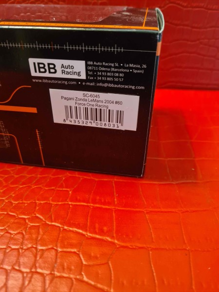 PAGANI ZONDA LE MANS 2004 N60 FORCE ONE RACING SCALEAUTO SC 6045 