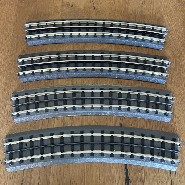 6 Rails courbe  MTH RealTrax o-72 réf 40-1010
