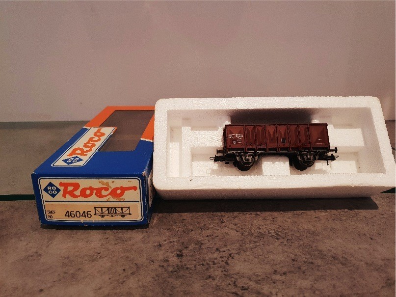 Roco HO : Tombereau SNCF réf 46046 + boîte d'origine
