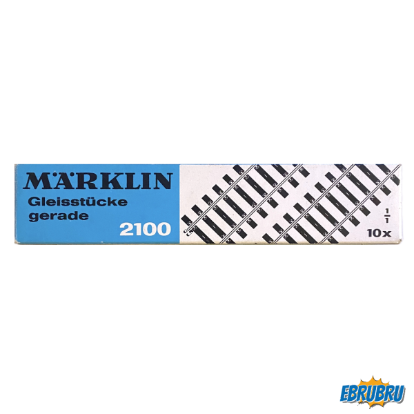 10 rails droit MARKLIN 2100