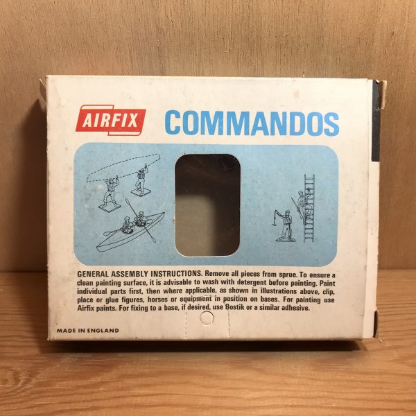 British commandos WW II AIRFIX Blue Box (Avec fenêtre)