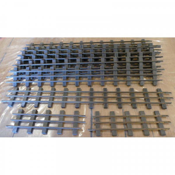 Lot B Rails Droit pour Train echelle 0 Gastou ?