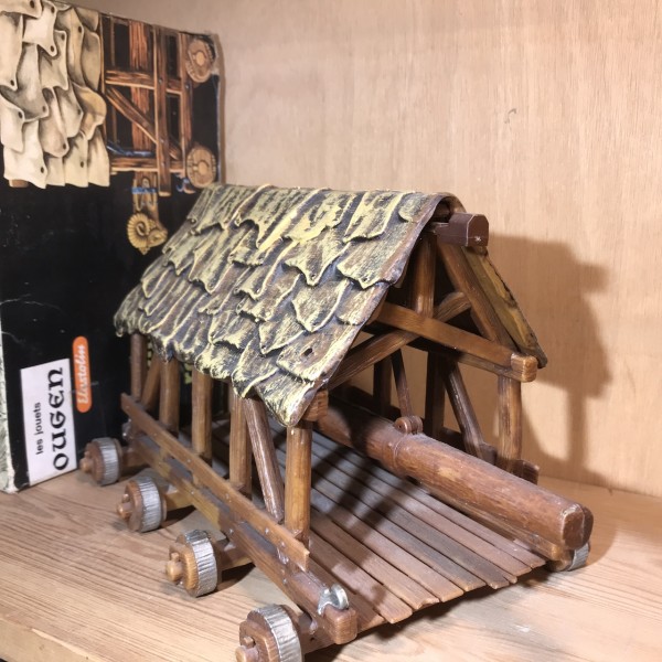 BÉLIER À ROUES MOYEN AGE ELASTOLIN OUGEN RÉF 9894