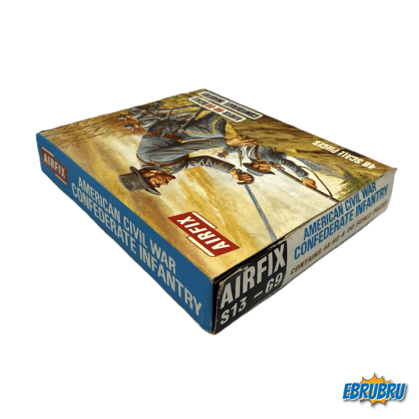 American Civil War - Confederate Infantry AIRFIX Blue Box (Avec fenêtre) Type 3 S13
