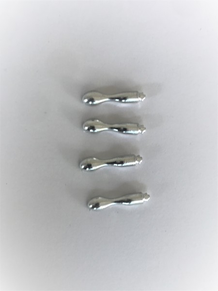 4 petites cuillères argentées Playmobil