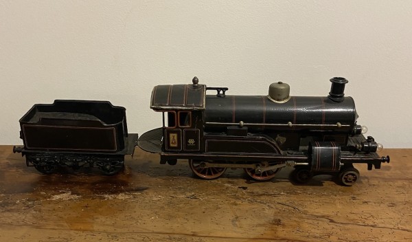 Locomotive Bing 2-2-0 GBN Moteur électrique avec son tender Echelle 0