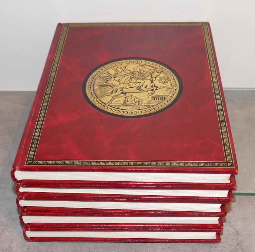 COLLECTION BANDES DESSINEES ALIX 5 TOMES PAR ROMBALDI 1983