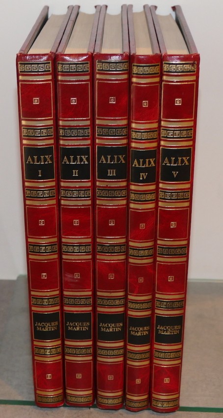 COLLECTION BANDES DESSINEES ALIX 5 TOMES PAR ROMBALDI 1983