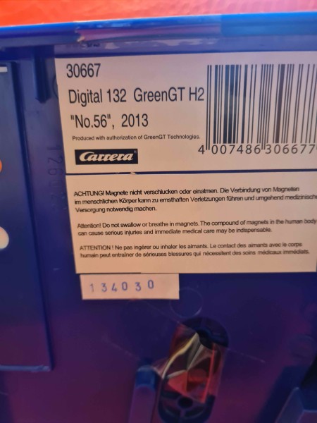 GREEN GT H2 NO 56 2013 CARRERA DIGITAL 132 REF 30667 