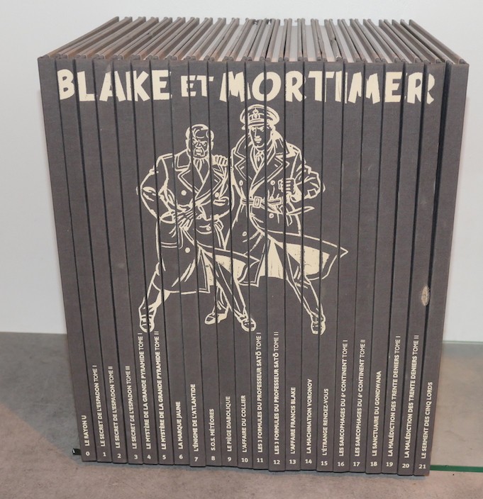 COLLECTION BANDES DESSINEES BLACK ET MORTIMER 21 LIVRES PAR HACHETTE  2013