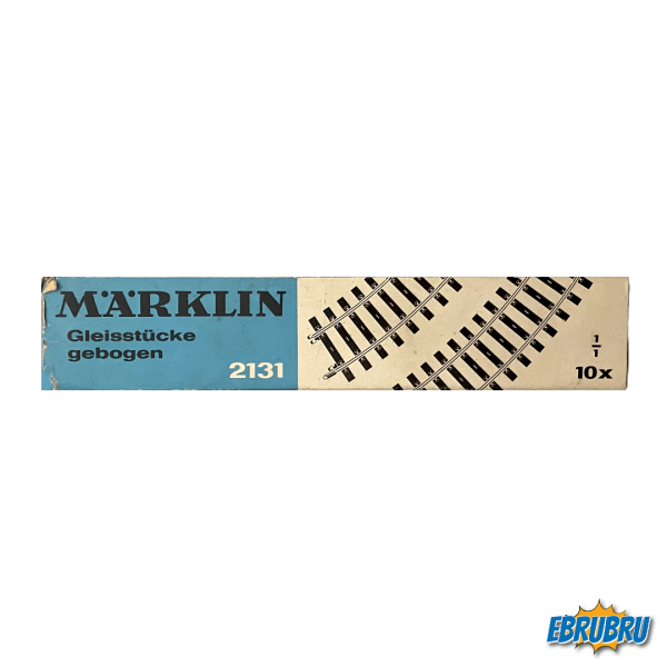 10 rails courbes MARKLIN 2131