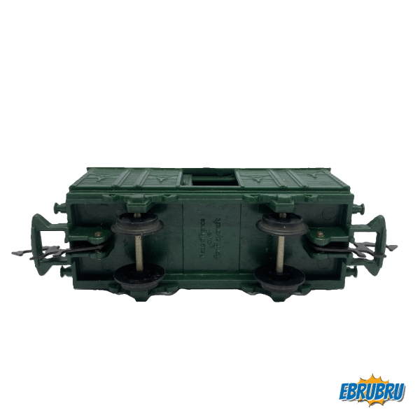 Wagon marchandises couvert Vert Toit noir JOUEF