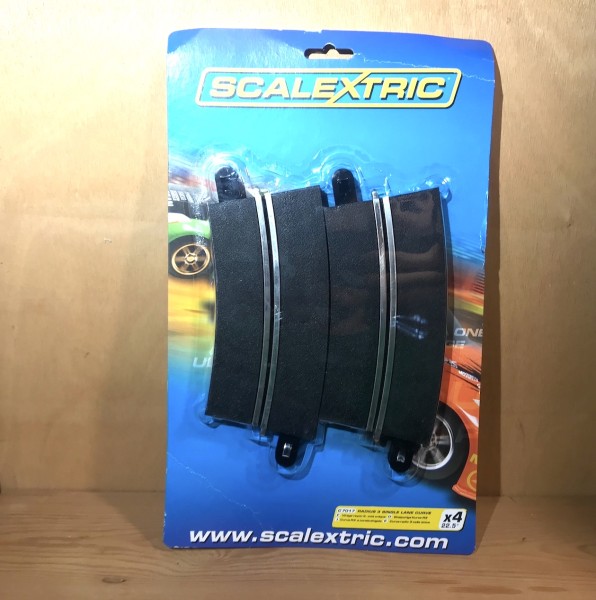 Virages rayon 3, voie unique SCALEXTRIC C7017