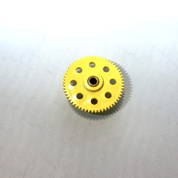 Roue dentée jaune 57 dents MECCANO