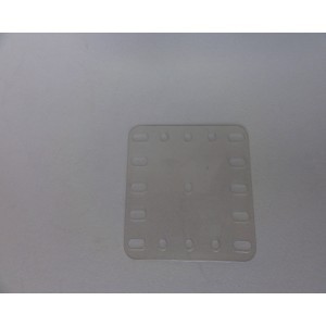 Plaque 60 x 60 mm plastique transparente  Meccano A536