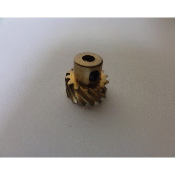 Pignon helicoidal 14 dents gauche MECCANO