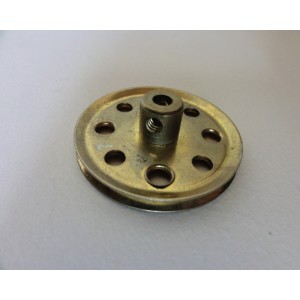 Poulie a moyeu ø 38 mm sertie laiton  MECCANO