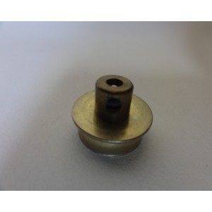 Roue a boudin ø 19 mm sertie laiton  MECCANO