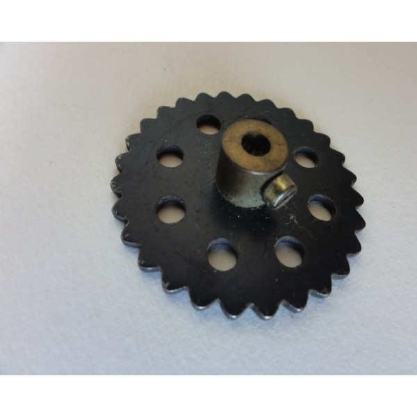 Roue de chaine 28 dents ø 38 mm noir MECCANO