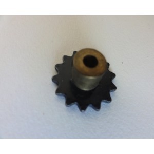 Roue de chaine 14 dents ø 19 mm noir  MECCANO