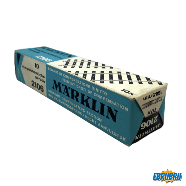 10 rails droit MARKLIN 2106