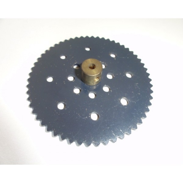 Roue de chaine 56 dents ø 75 mm noir  MECCANO