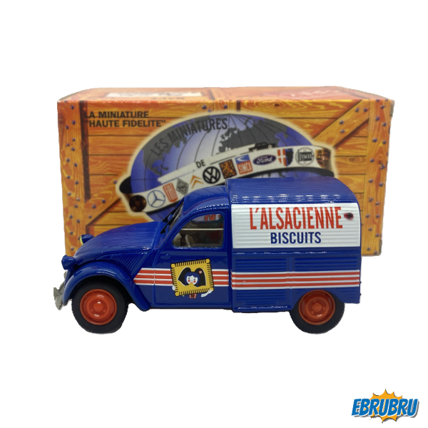 2cv AZU 1958 L'Alsacienne biscuits NOREV