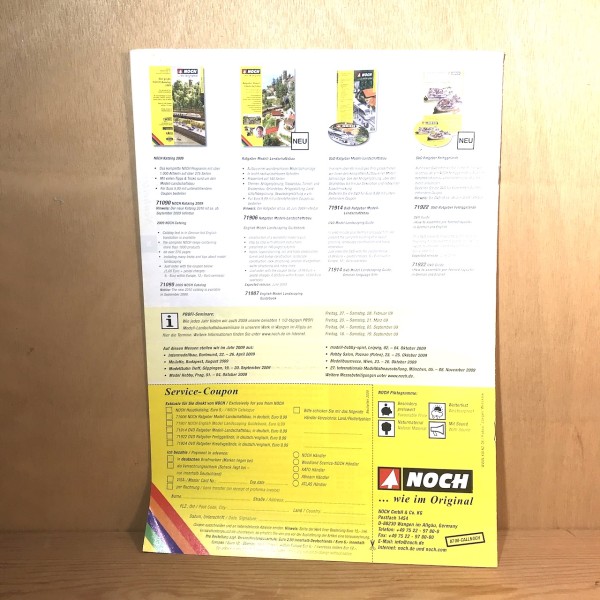 Catalogue nouveauté 2009 NOCH