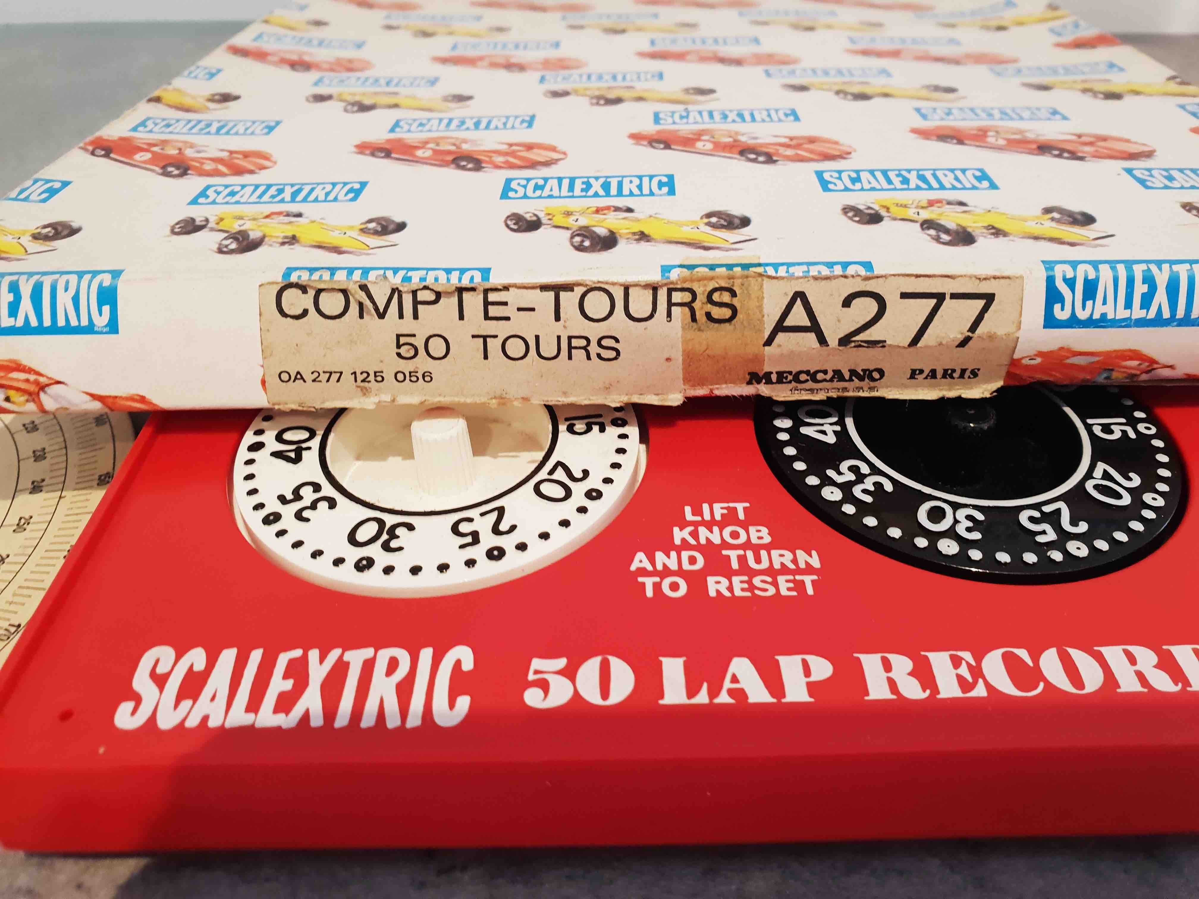 SCALEXTRIC A 277 COMPTE TOURS