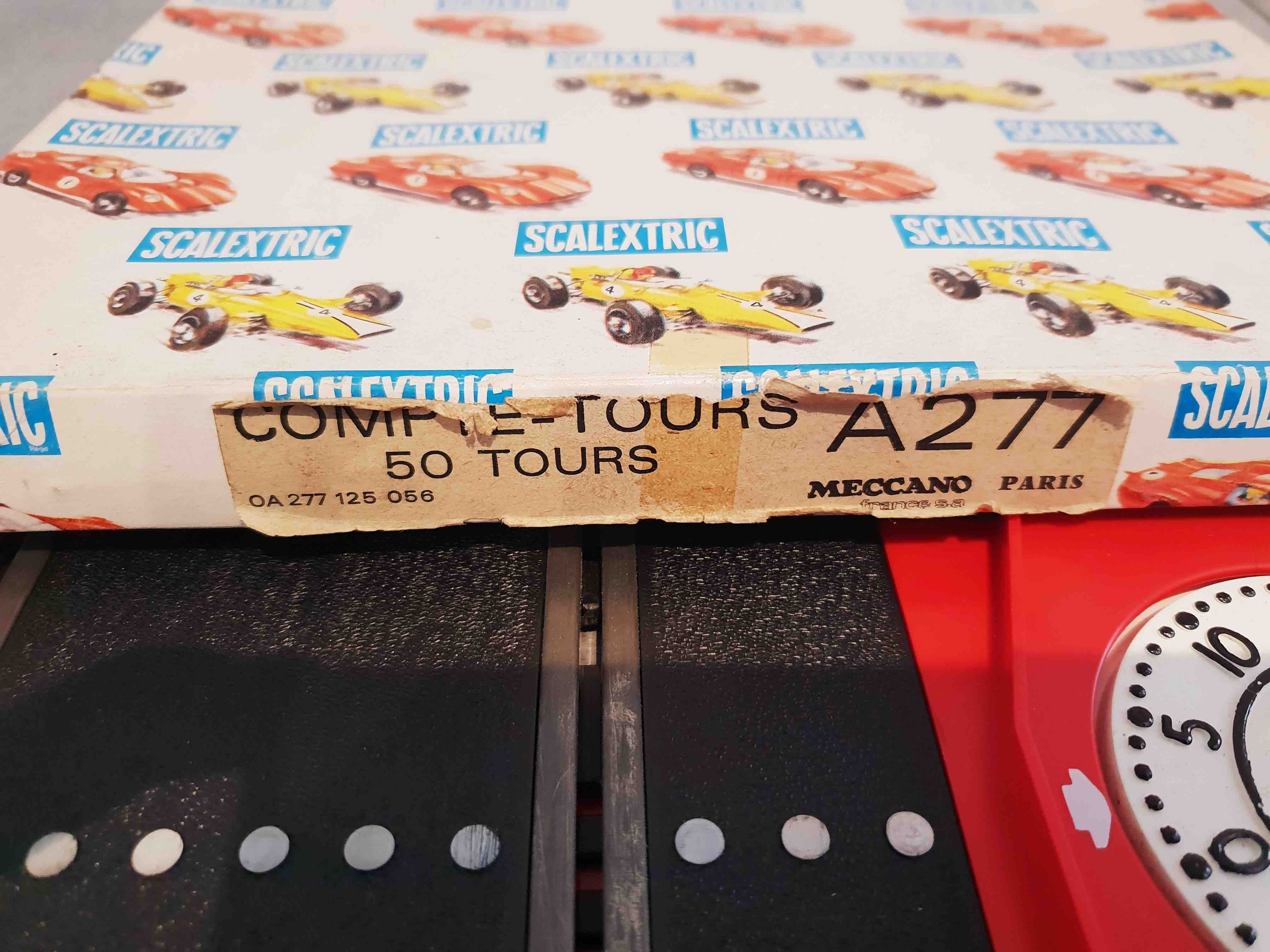 SCALEXTRIC A 277 COMPTE TOURS
