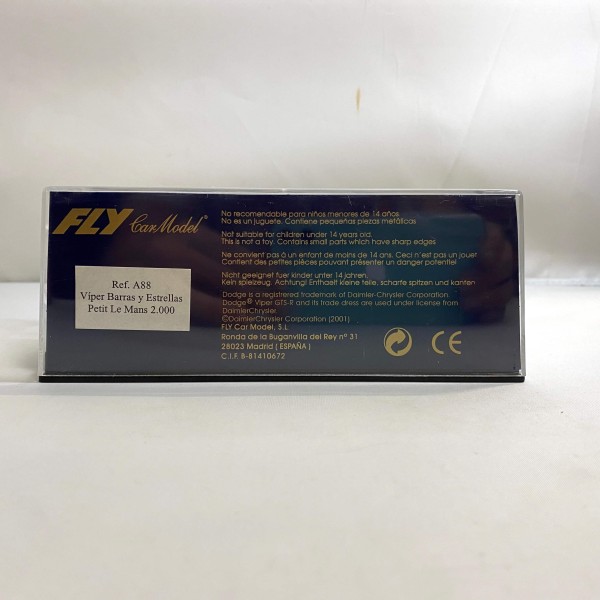 Dodge Viper GTS R Petit Le Mans 2000 Fly Réf A88