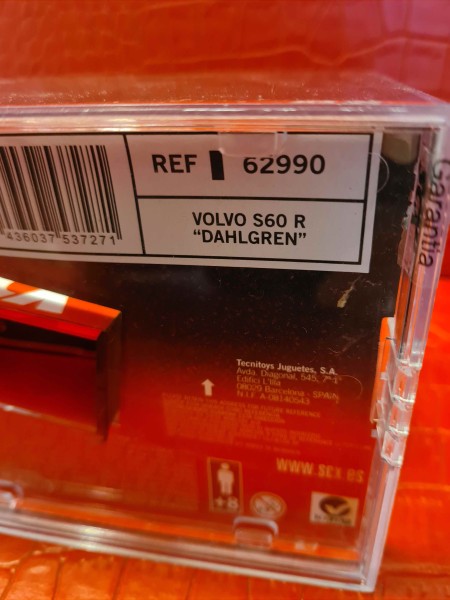 VOLVO S60 R DAHLGREN SCALEXTRIC SCX REF 62990