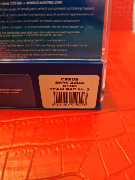 BMW 320 SI BTCC TEAM RAC NO 3 SCALEXTRIC REF C2909