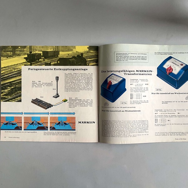 Catalogue Années 64/65 MARKLIN