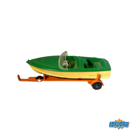 Bâteau de sport sur remorque DINKY TOYS Réf 796