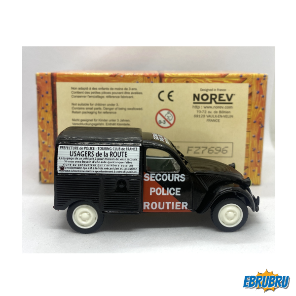 2cv AZU 1954 Secours Police routier NOREV