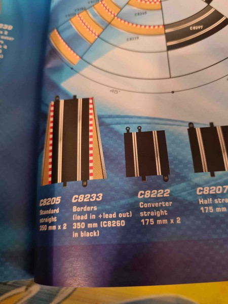 STANDARD STRAIGTH 350 MM C8205 SANS BOITE SCALEXTRIC 