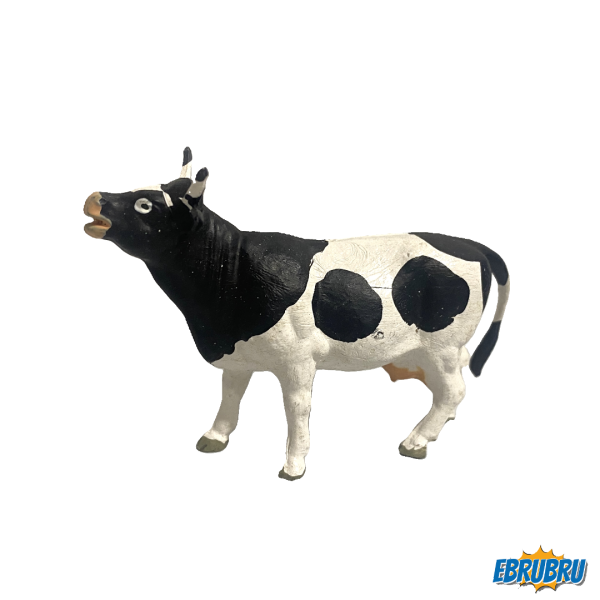 Grande vache meuglant Noire et blanche - La ferme - STARLUX 2561