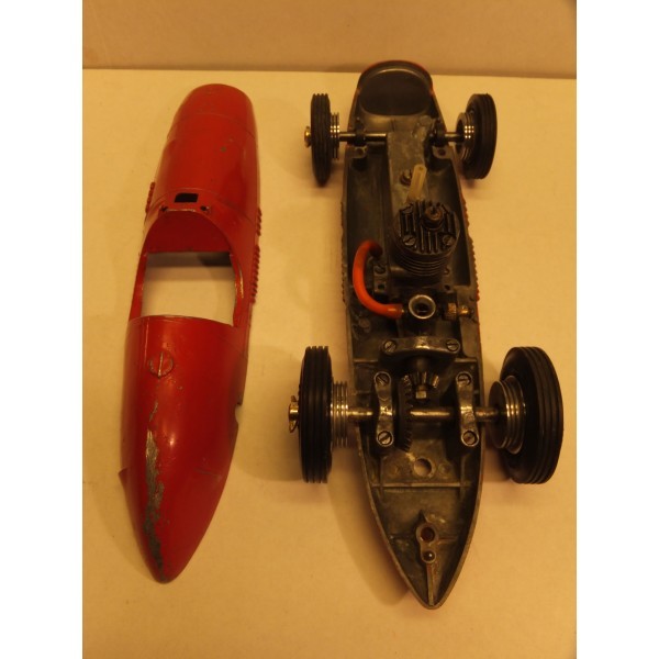 VOITURE CIRCULAIRE MOVOSPRINT 52 FERRARI ROUGE 2000 TETHER CAR