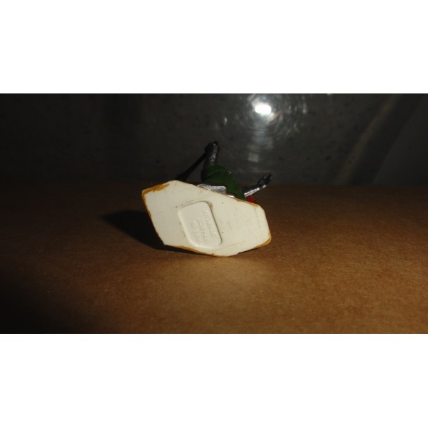 CHEVALIER MASSE D'ARME SOCLE OCRE PIEDS BLANC EN CREUX STARLUX MOYEN ÂGE