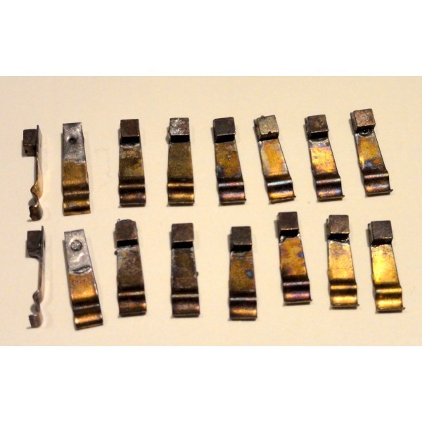 SCALEXTRIC MOTEUR RX 1 - 16 CHARBONS BRUSHE CARBON ESCOBILLA MOTOR ANTIGUA EXIN